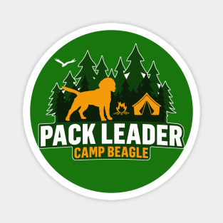 Camp Beagle Pack Leader Magnet